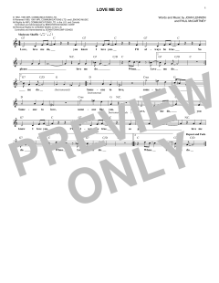 Love Me Do von The Beatles (Download) 