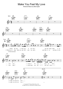 Make You Feel My Love von Bob Dylan (Download) 