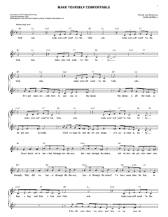 Make Yourself Comfortable von Bob Merrill (Download) 