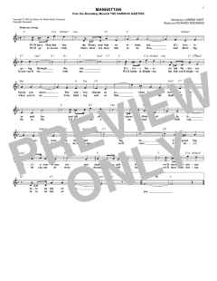 Manhattan von Richard Rodgers (Download) 