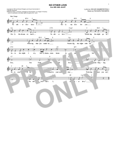 No Other Love von Richard Rodgers (Download) 