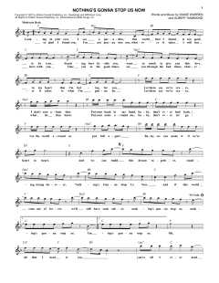 Nothing's Gonna Stop Us Now von Starship (Download) 