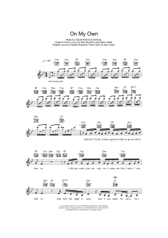 On My Own von Claude-Michel Schönberg (Download) 