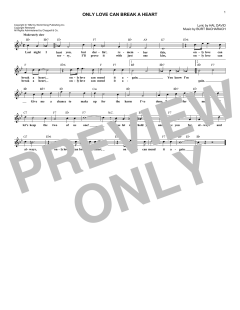 Only Love Can Break A Heart von Gene Pitney (Download) 