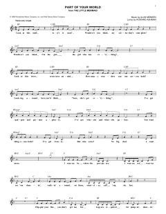 Part Of Your World von Alan Menken (Download) 
