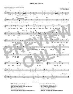 Part Time Lover von Stevie Wonder (Download) 