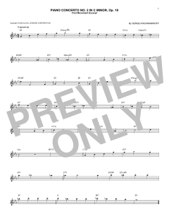 Piano Concerto No. 2 In C Minor, Op. 18 von Sergei Rachmaninow (Download) 