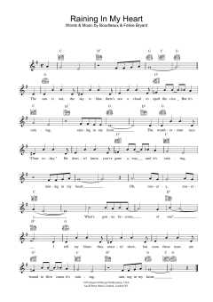 Raining In My Heart von Buddy Holly (Download) 