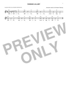 Russian Lullaby (Download) 