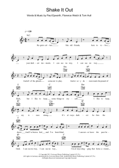 Shake It Out von Florence and the Machine (Download) 