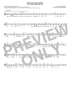 Sing For Your Supper von Richard Rodgers (Download) 
