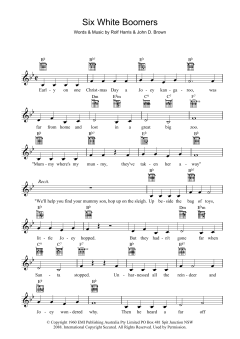 Six White Boomers von Rolf Harris (Download) 