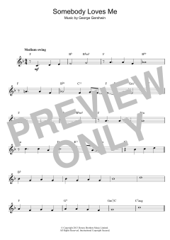 Somebody Loves Me von George Gershwin (Download) 
