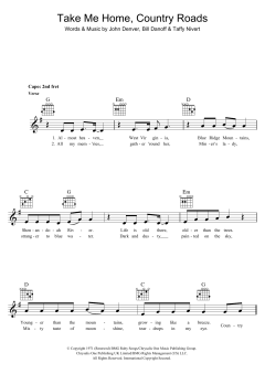 Take Me Home, Country Roads von John Denver (Download) 