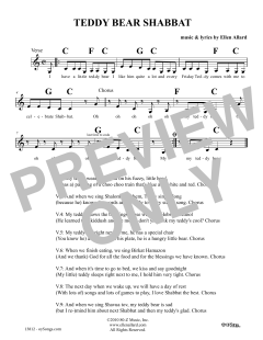 Teddy Bear Shabbat (Download) 