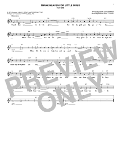 Thank Heaven For Little Girls von Alan Jay Lerner (Download) 