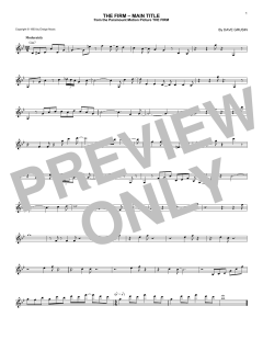 The Firm - Main Title von Dave Grusin (Download) 