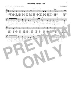The Foggy, Foggy Dew (Download) 