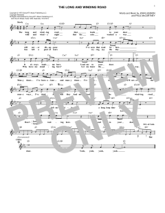 The Long And Winding Road von The Beatles (Download) 
