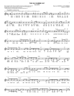 The Old Gumbie Cat von Andrew Lloyd Webber (Download) 
