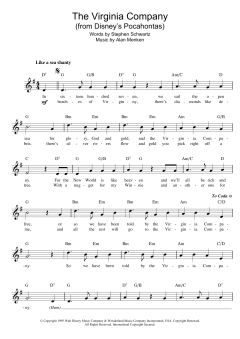 The Virginia Company von Alan Menken (Download) 
