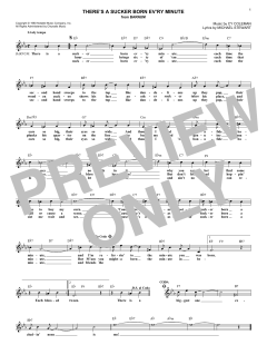 There's A Sucker Born Ev'ry Minute von Cy Coleman (Download) 