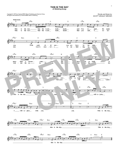 This Is The Day von Scott Wesley Brown (Download) 