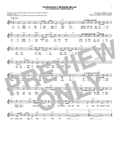 Thoroughly Modern Millie von Sammy Cahn (Download) 