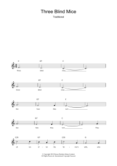Three Blind Mice von Traditional (Download) 