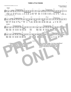 Three Little Fishies von Saxie Dowell (Download) 