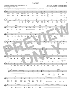 Together von Cy Coleman (Download) 