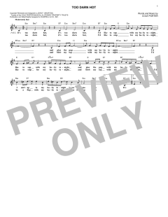 Too Darn Hot (Download) 