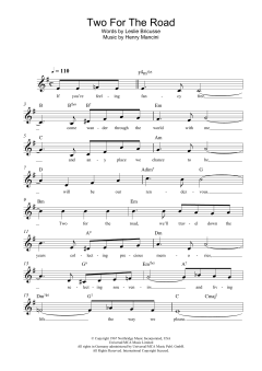 Two For The Road von Henry Mancini (Download) 