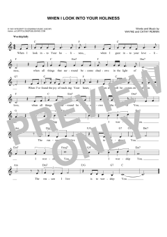 When I Look Into Your Holiness von Cathy Perrin (Download) 