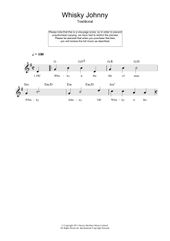 Whisky Johnny von Traditional (Download) 