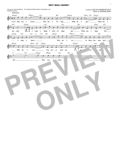 Why Was I Born? von Jerome Kern (Download) 