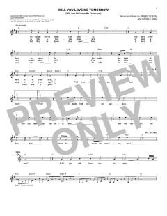 Will You Love Me Tomorrow von The Shirelles (Download) 