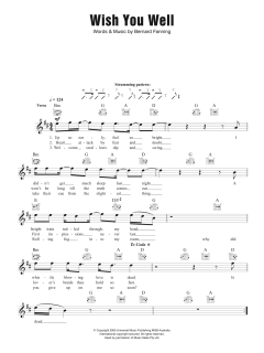 Wish You Well von Bernard Fanning (Download) 