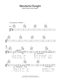 Wonderful Tonight (Download) 