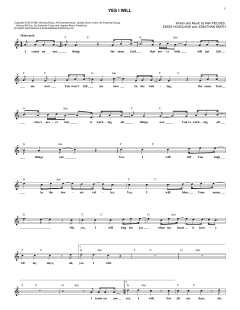 Yes I Will von Jonathan Smith (Download) 