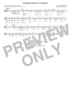 Yester-Me, Yester-You, Yesterday von Stevie Wonder (Download) 