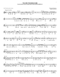 You Are The Music In Me von Jamie Houston (Download) 