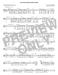 You Can Always Count On Me von Cy Coleman (Download) 