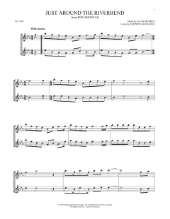 Just Around The Riverbend von Alan Menken (Download) 
