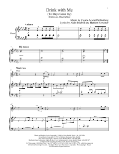 Drink With Me von Alain Boublil (Download) 