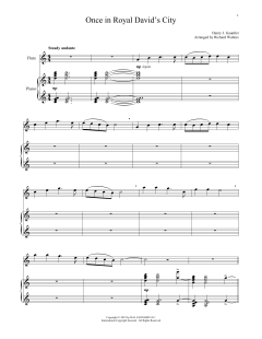 Once In Royal David's City von Cecil Frances Alexander (Download) 