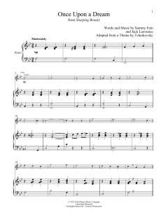 Once Upon A Dream von Sammy Fain (Download) 