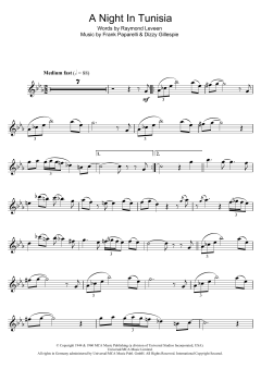 A Night In Tunisia von Dizzy Gillespie (Download) 