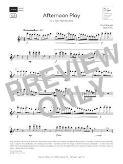Afternoon Play von David Edwards (Download) 