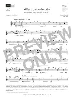 Allegro moderato von Antonín Dvorak (Download) 